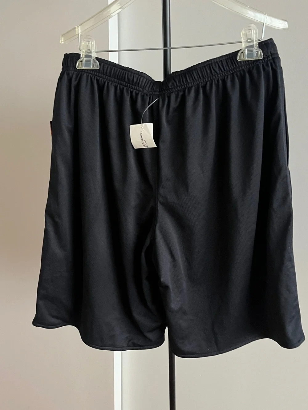 NWT Nike Athletic Training Walkin Soccer Workout Shorts Reversible Black Gray XL